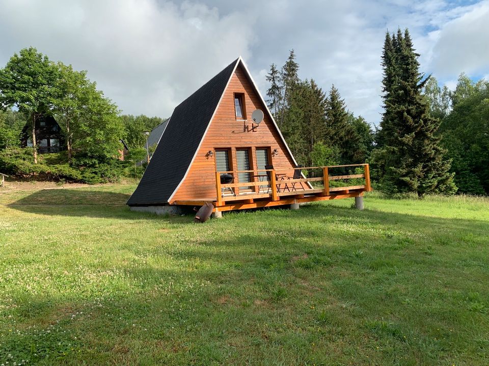 Vermiete Ferienhaus Finnhütte an der Bleilochtalsperre in Bad Lobenstein