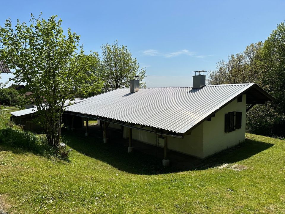 Deggendorf/Rusel: Ferienhaus/Wochenendhaus in traumhafter Aussichts-/Waldrandlage! in Deggendorf