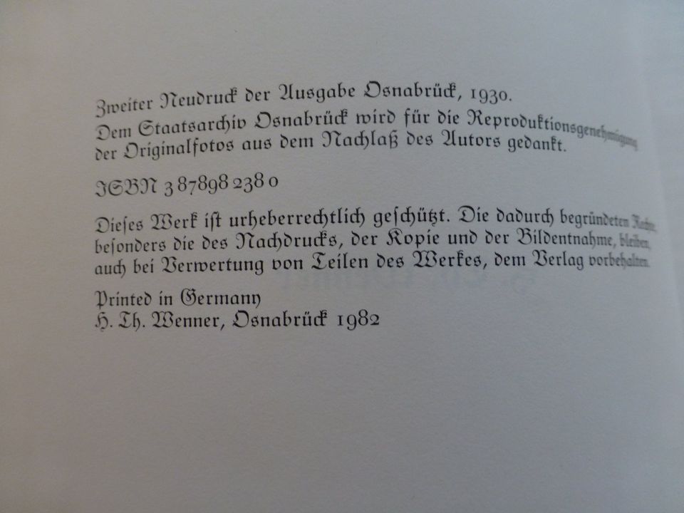 Die Rittersitze des Fürstbistums Osnabrück R. von Bruch in Uffenheim