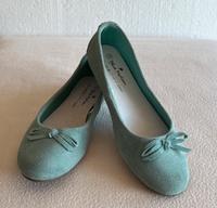 Damen Ballerinas Echtleder in helltürkis, Gr. 38 - NEU Bayern - Schöllkrippen Vorschau