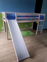 ☆ Flexa halbhohes Bett mit Rutsche ☆ weiß ☆ Echtholz ☆ Hessen - Berkatal Vorschau