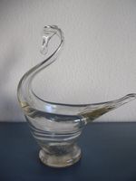 Große Schwanenschale Schale Murano Stil transparent 29 cm Hessen - Elbtal Vorschau