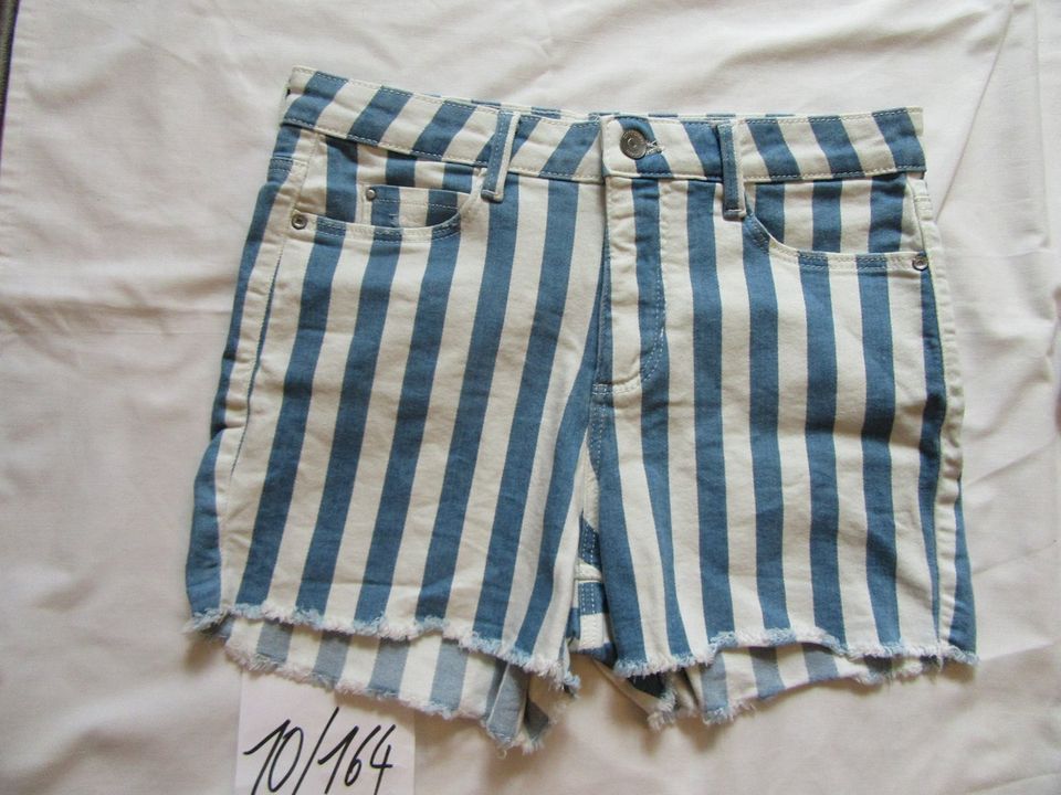 164 weiße short Bermuda Jeans Hose in Metzingen