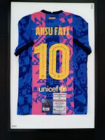 Sammelkarte Ansu Fati signiert im Rahmen + FC Barcelona Trikot Nordrhein-Westfalen - Lünen Vorschau