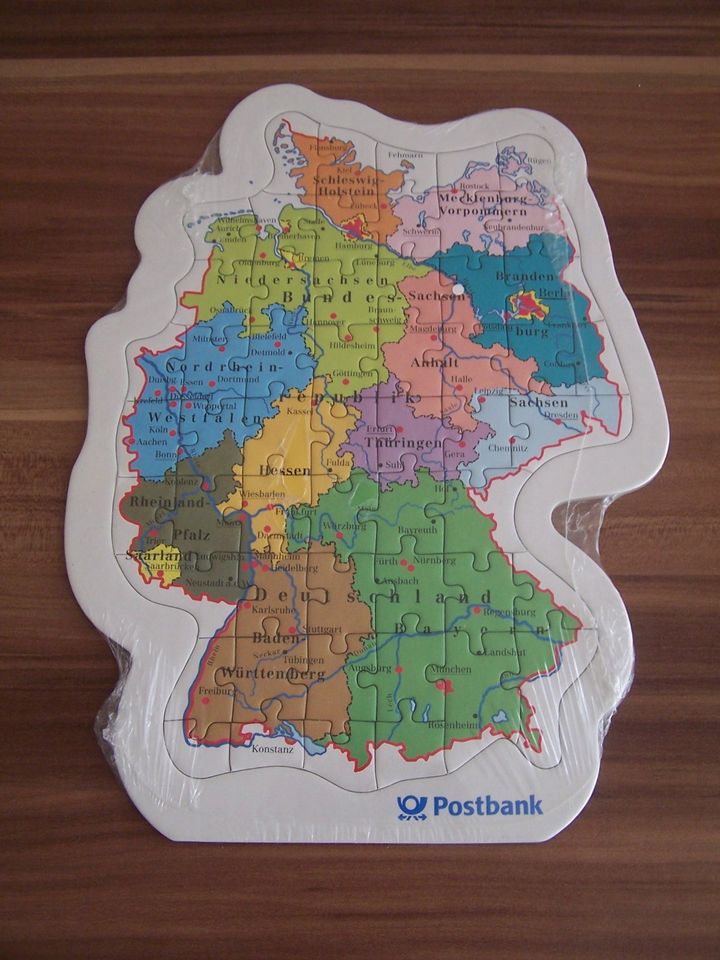 NEU - OVP - Puzzle von Deutschland, 55-teilig von Postbank in Leipzig
