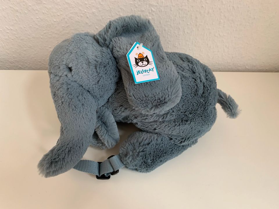 Jellycat Huggady Elephant Backpack Elefant Rucksack retired NEU in Berlin