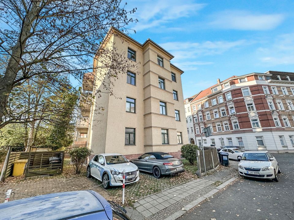 Attraktive und gepflegte Eigentumswohnung mit Balkon in ruhiger Seitenstraße in Leipzig