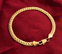 Damen Herren Schmuck Gold Armband vergoldet 20cm Hessen - Bebra Vorschau