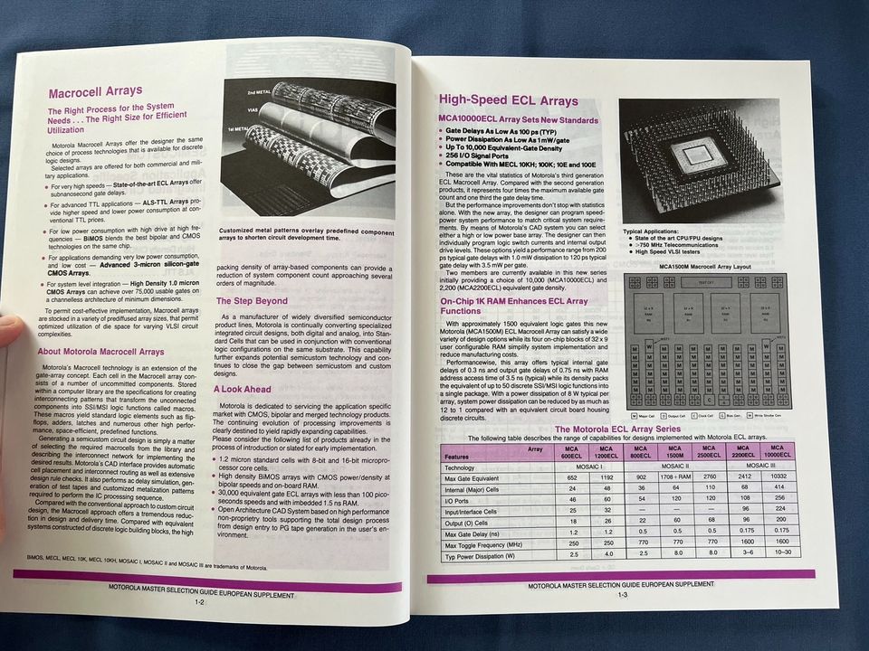 Heft Motorola Semiconductor 1989 Master Selection Guide in Bremen