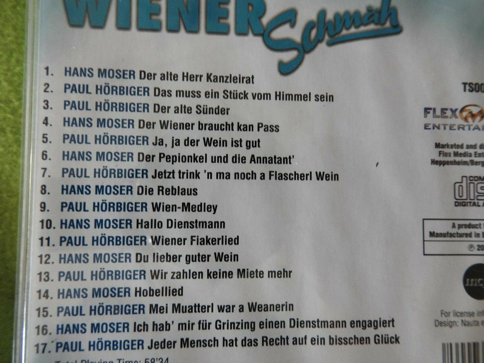 Paul Hörbiger & Hans Moser - Wiener Schmäh  (CD) in Brandenburg an der Havel