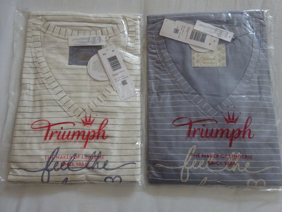 Triumph Nachthemd "Nightdresses" in Creme und grau Gr.48 NEU in Trochtelfingen