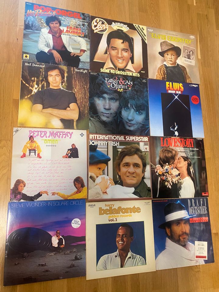 Schallplatten, Elvis, Peter maffay, Sammlungsauflösung in Maisach