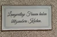 Blechschild zum Aufhängen „Langweilige Frauen - Küche“ Bayern - Poing Vorschau