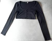 Schwarzes langarm crop top Baden-Württemberg - Neuried Vorschau