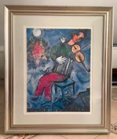 Bild „Der blaue Geiger“ von Marc Chagall mit Zertifikat Bayern - Günzach Vorschau