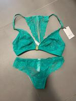 Marie Jo Melipha BH 75 C String 38 Set Vivid Green Türkis Baden-Württemberg - St. Leon-Rot Vorschau