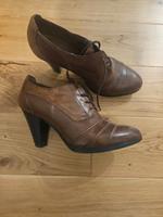 Stiefelette Leder in braun, Größe 39, Janet D. Wandsbek - Hamburg Sasel Vorschau