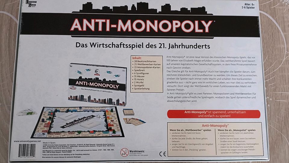Anti Monopoly Brettspiel in Traunreut
