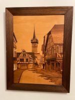 Intarsie Bild Holz vintage mid century Berlin - Lichtenberg Vorschau