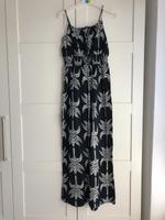 Jumpsuit Onsie Overall schwarz Palmen Print langes Bein Berlin - Spandau Vorschau