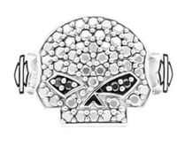 Sehr schöner Harley Davidson Damenring,58,Swarovski, 925 Silber Nordrhein-Westfalen - Rommerskirchen Vorschau