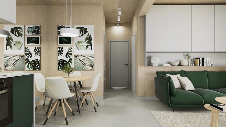 Modernes Modulhaus mit praktischer Raumaufteilung und stilvollem Design in Beelitz