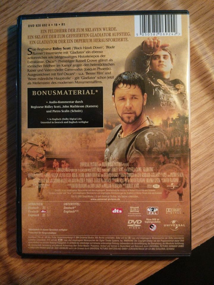 DVD "Gladiator" ( single edition in Leipzig