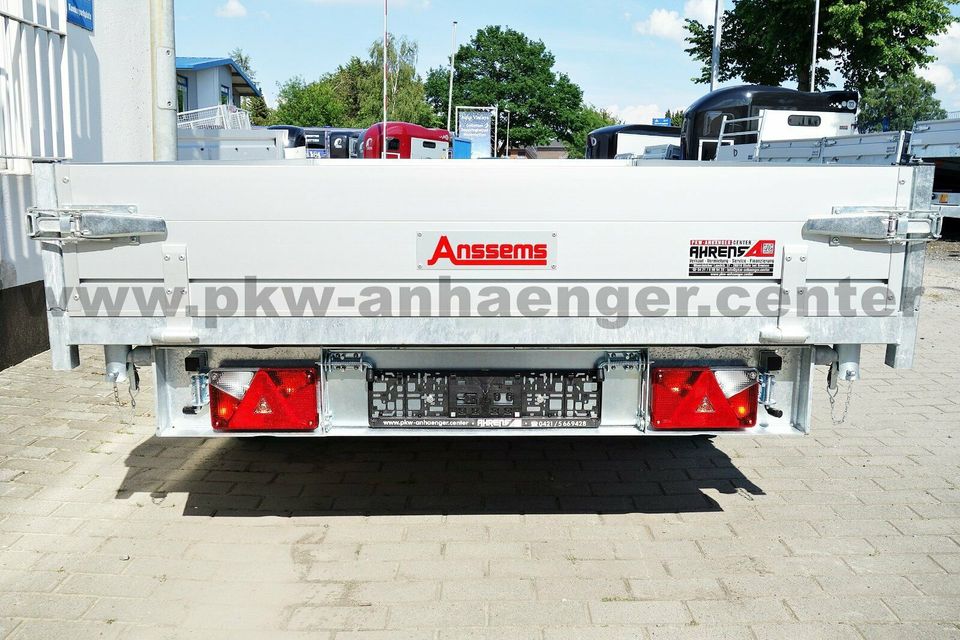 Anssems KSX-E 2500kg 305x178x30cm Dreiseitenkipper E-Hydraulik in Stuhr