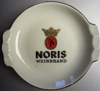 Alter Porzellan Aschenbecher 'NORIS WEINBRAND' NP, Neudenau/Bd, Baden-Württemberg - Gundelsheim Vorschau