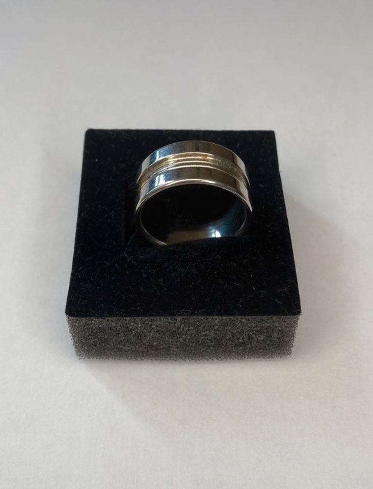 Vintage Silberring Bandring Spinner Ring Silber Modeschmuck in Sankt Augustin