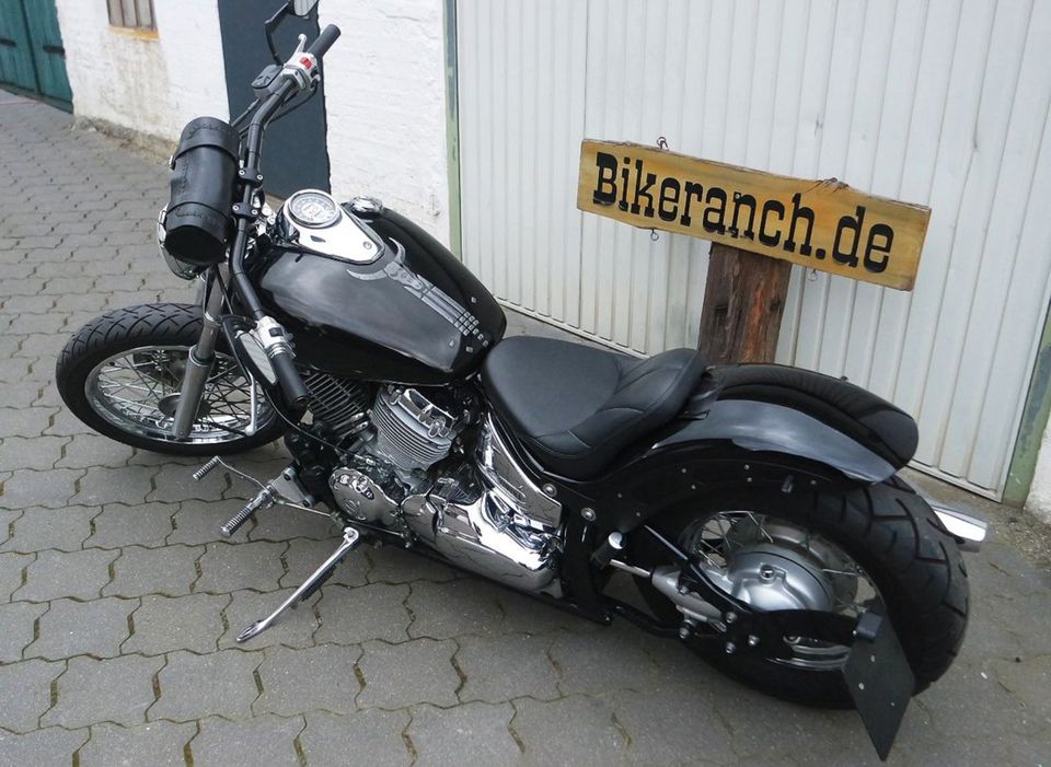 Yamaha XVS 650 Black Thunderbike Umbau* Vorverlg. Fußras* Top* in Süsel