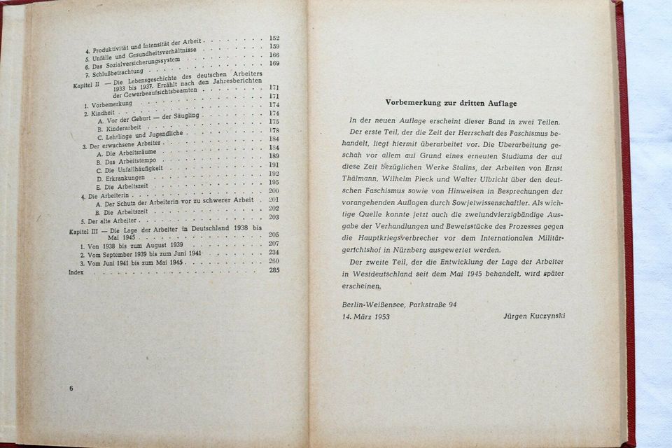 Kuczynski; Die Geschichte der Lage der Arbeiter unter dem Kapital in Brandis