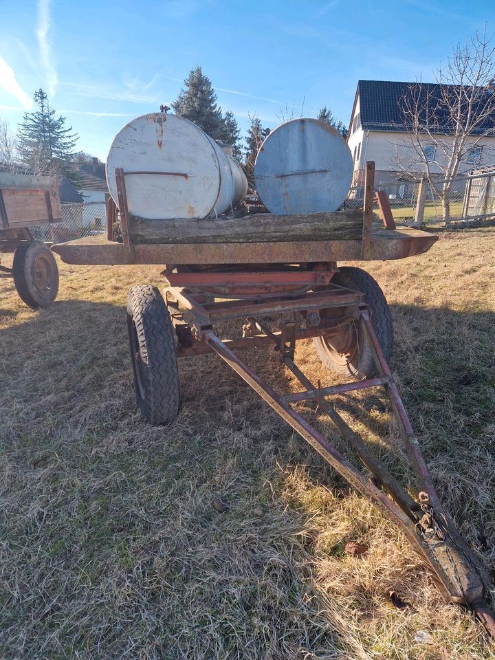 Wasserfassanhänger, Tränkenwagen in Teuchern