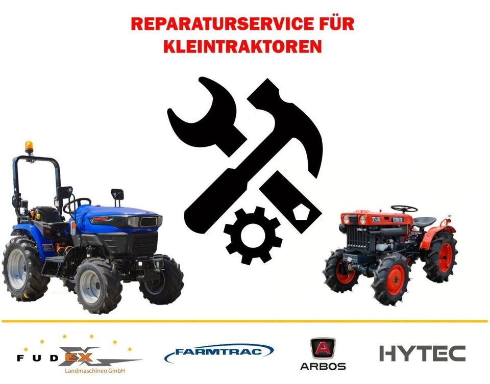 Reparatur Service Kleintraktor Traktor Farmtrac Kubota Iseki Arbo in Winsen (Luhe)