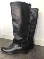 Damen-Lederstiefel, schwarz, NERO GIARDINI, Gr. 38, Reiterstiefel Köln - Merkenich Vorschau