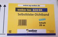 Dichtband selbstklebend Weber 20 lfdm Sachsen - Kitzscher Vorschau