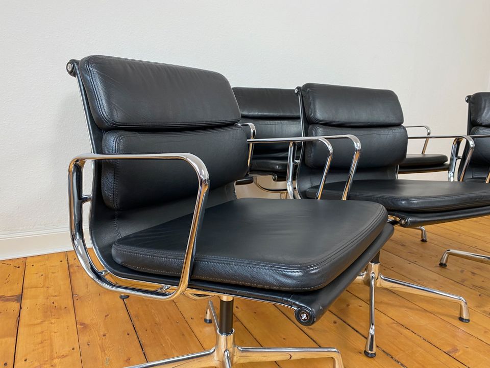 5er Set Eames Soft Pad Chairs EA 207 Vitra Bürostuhl Stuhl EA 208 in Wuppertal