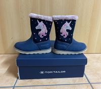 Tom Tailor Stiefel neu Gr. 27, Einhorn blinkt, Blinkschuh blau Bayern - Aichach Vorschau