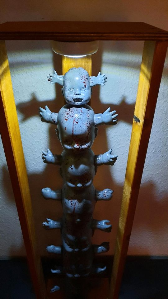 Deko Lampe "Wirbelsäule" Horror Puppe Dark Arts Unikat in Gronau (Westfalen)