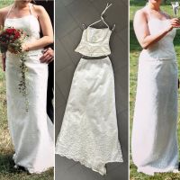schönes, zweiteiliges Brautkleid von Lilly in Größe 38 Schleppe Bayern - Aschaffenburg Vorschau