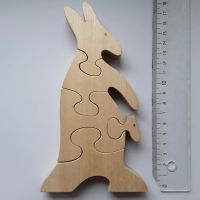 Känguru & Baby 3d Puzzle Holz 19 cm Leipzig - Großzschocher Vorschau