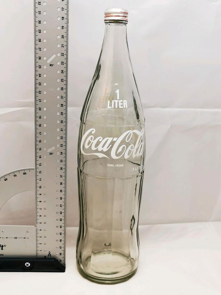 Coca Cola Flasche 1 Liter aus Ungarn. Sammelstück in Forst