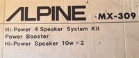 Alpine MX-309 Hi-Power 4 Speaker System Kit Bayern - Burkardroth Vorschau