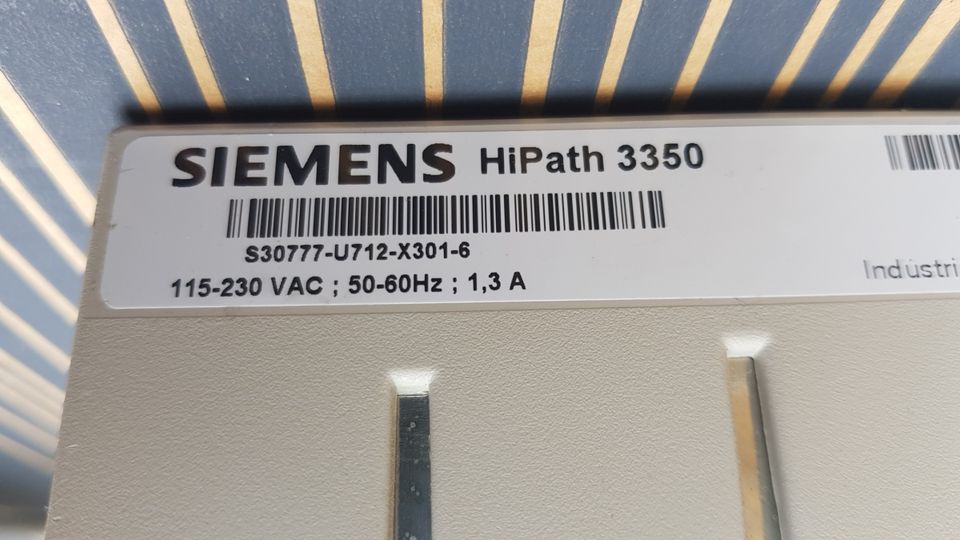 Siemens HiPath 3350 Telefonanlage und 10 Systemtelefone optiset E in Gotha