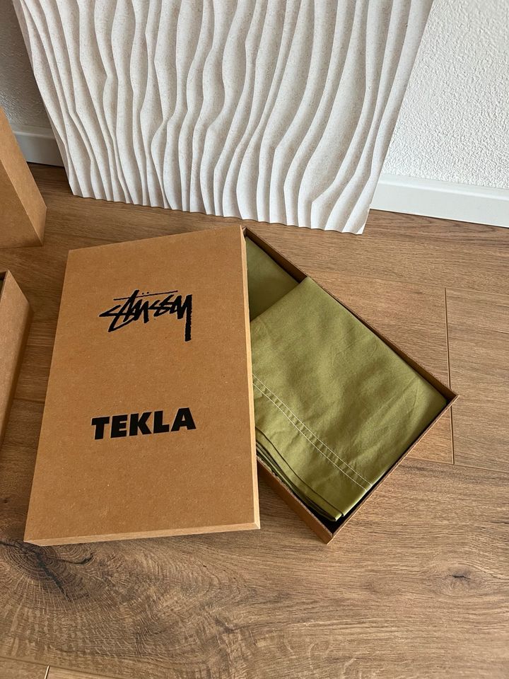 Stüssy x Tekla Bettwäsche 2x Oranic Green in Wuppertal