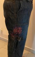 Damen 3/4 Jeans Blau Größe 44 Brandenburg - Zossen Vorschau