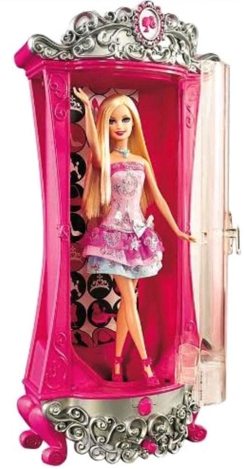Barbie Modezauber Glitterizer Kleiderschrank. Mattel V1644-0 in Hamburg