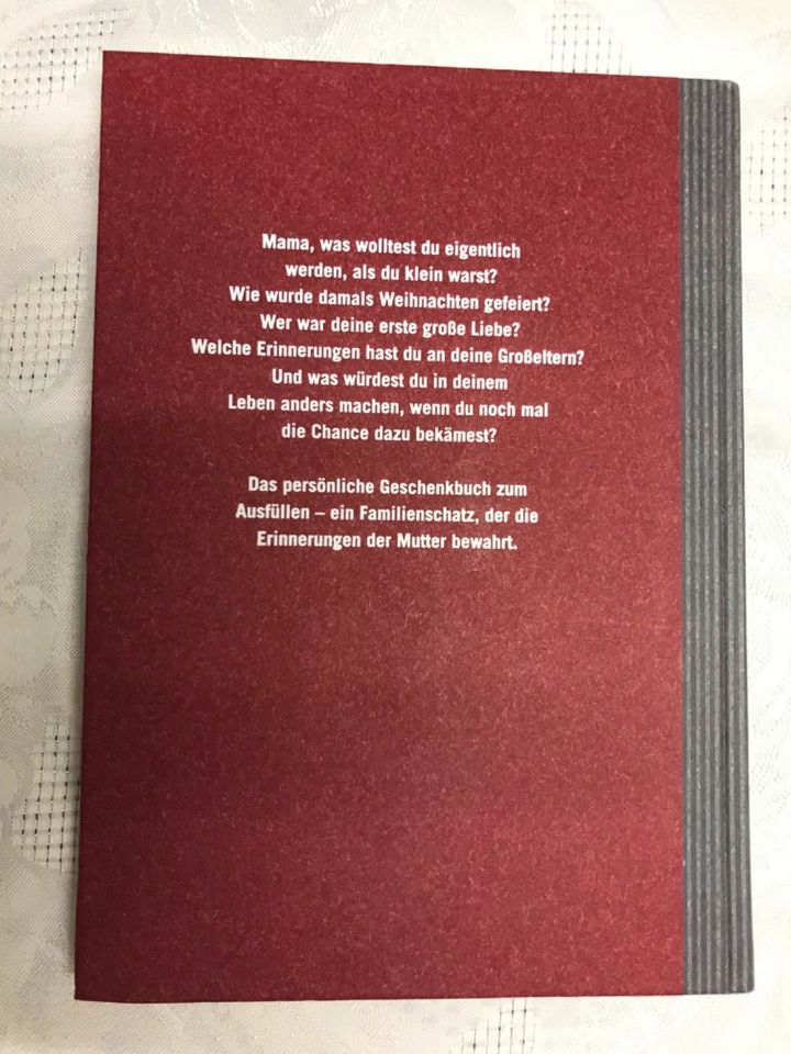 Buch „Mama, erzähl mal!“ Das Erinnerungsalbum deines Lebens in Brand-Erbisdorf