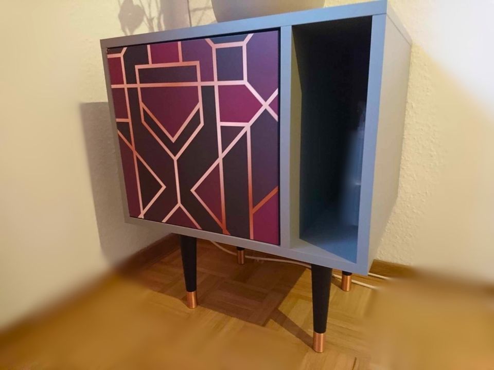 Möbel Set Furny/Wayfair, grau/rot - TV-Board+Schränke, NP 1.400 € in Bienstädt