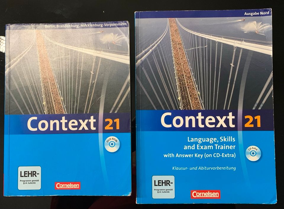 2 Englischbücher Context 21/ Cornelsen (= 1 Preis) in Wildau